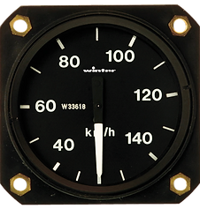UL-Einbau-Fahrtmesser EBF, Venturi-Düse 80mm