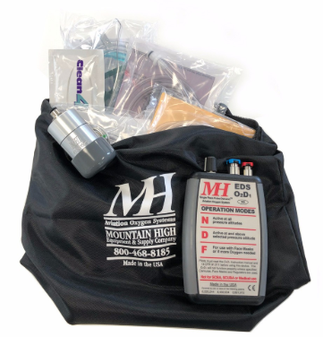 EDS Sauerstoffsystem 1 Pilot  O2D1-2G mit Druckminderer DIN477