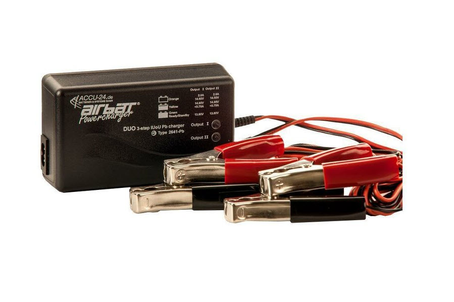 AIRBATT LiFePO4 Powercharger 2641 DUO-Ladegerät 12 V 2,0 A