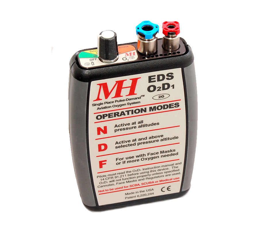 EDS nur Gerät 1 Pilot O2D1-2G Sauerstoff für Einzelplatz