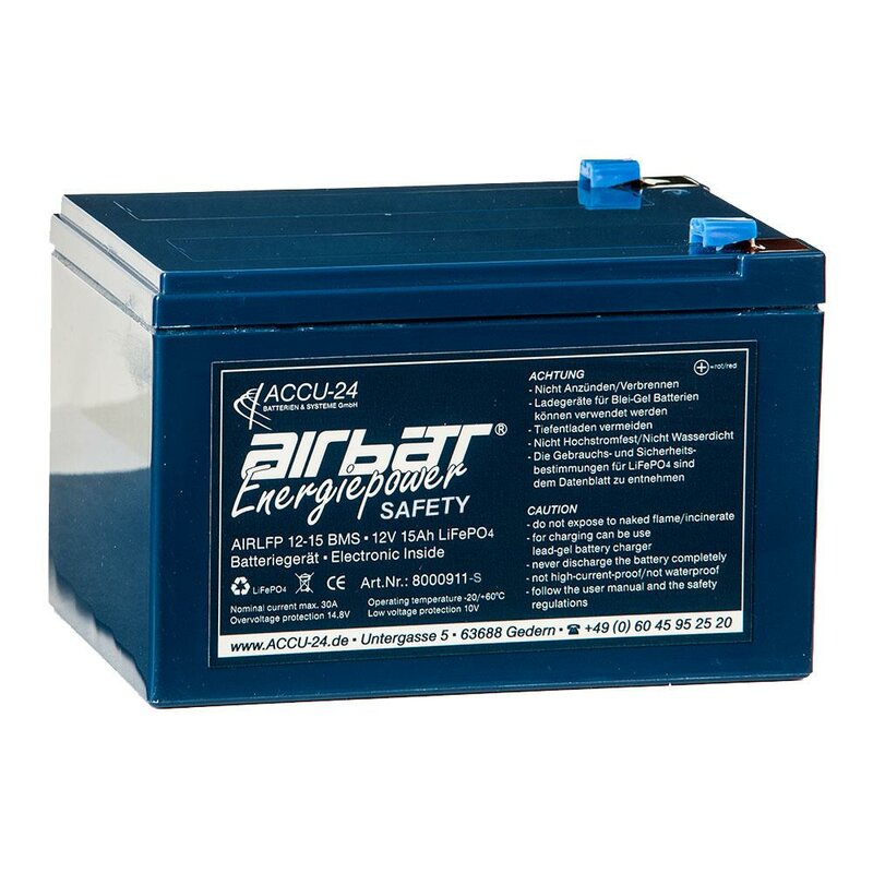 AIRBATT Energiepower SAFETY LiFePO4 12 V 15 Ah