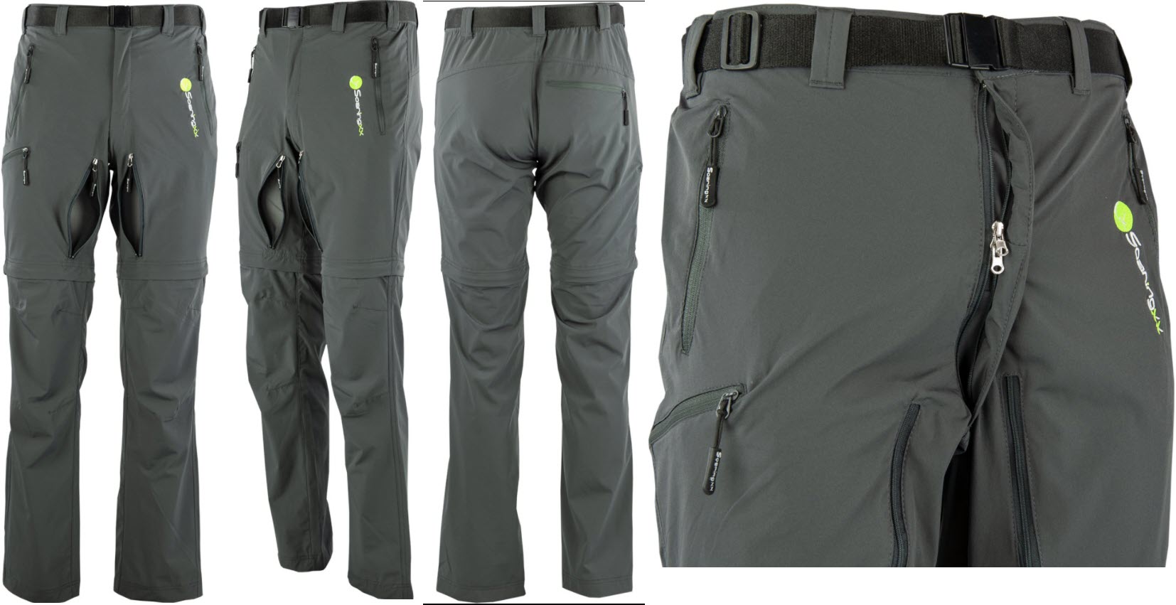 Fliegerhose Zip-Off mit extra langem Reißverschluss